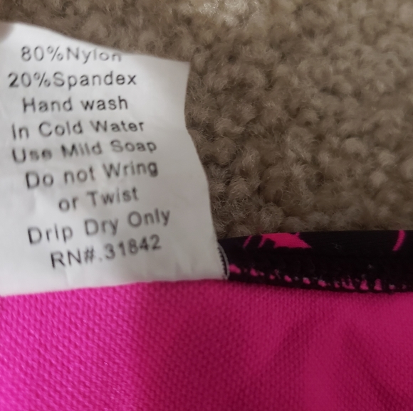 Pink striped small bikini - Picture 5 of 6